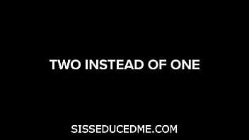 play Sisseducedme - сводная сестра Cherry Fae прячется от своей лучшей подруги Macy, пока она сосет член сводного брата